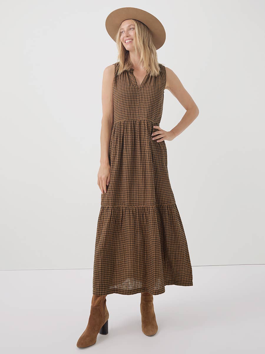 ミストレアスGingham Check Double Ruffle Dress Gingham Ruffle Dress For Girls | JanieAndJack